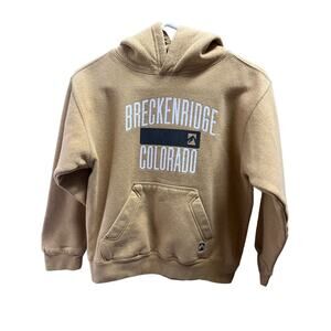 Outfitter Trading Company, Breckenridge Ski Resort hoodie, yellow, Youth Large